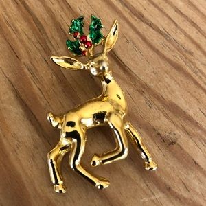 Gerry’s reindeer brooch